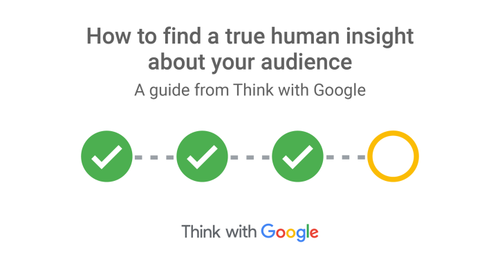 Google的分眾行銷, finding a true human insight about your audience